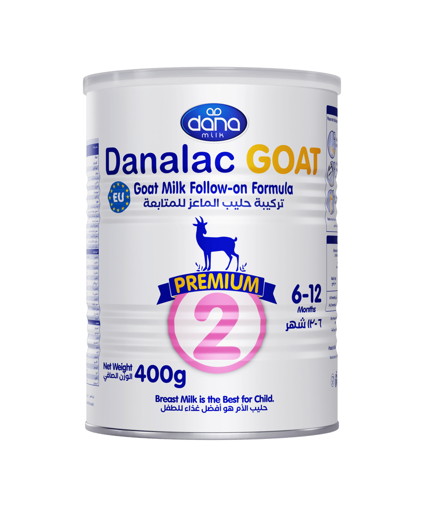 دانالاك تركيبة  حليب الماعز للرضع فترة المتابعة (2) 400 جم