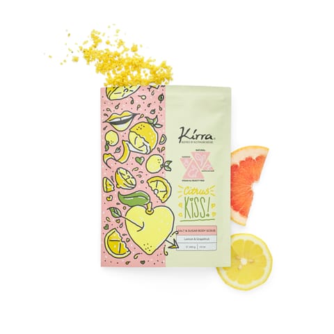 Kirra Citrus Kiss – Vegan Salt & Sugar Body Scrub