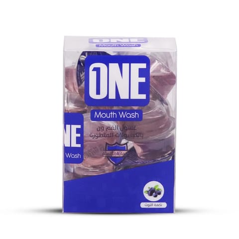 ONE MOUTH WASH BLUEBERRY  FLAVOR 20 CAP *15 ML