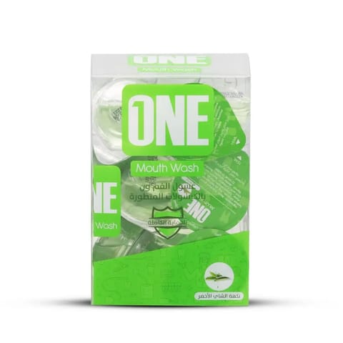 ONE MOUTH WASH GREEN TEA FLAVOR 20 CAP *15 ML
