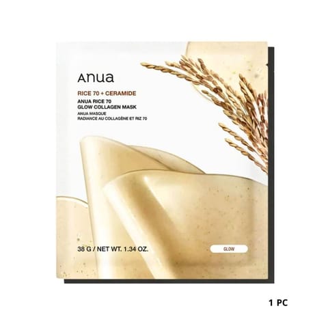 Anua Rice 70 Glow Collagen Mask 1Pc