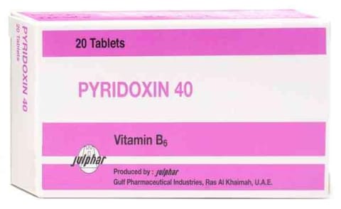 Pyridoxine 40 mg 20 Tab