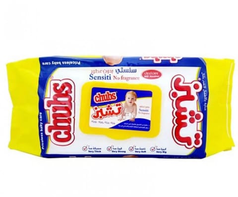 Chubs Baby Sensiti Skincare 40 PCS wipes