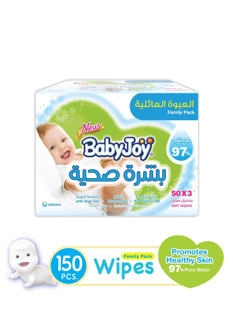 Baby Joy Wet Wipes value pk.6x