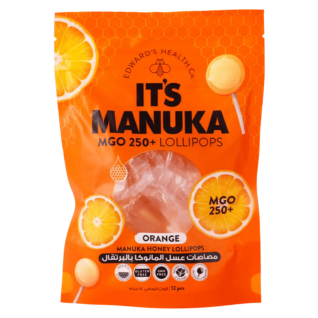 اتس مانوكا مصاصات برتقال 12 حبة