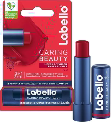 Labello Caring beauty SPF 30 - Red 4.8GM