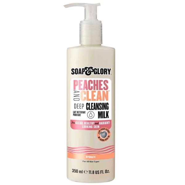 S&G PEACHES DEEP CLEANSING MILK 350ML