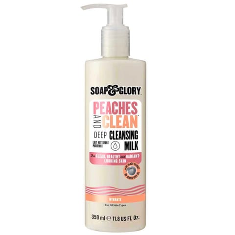 S&G PEACHES DEEP CLEANSING MILK 350ML