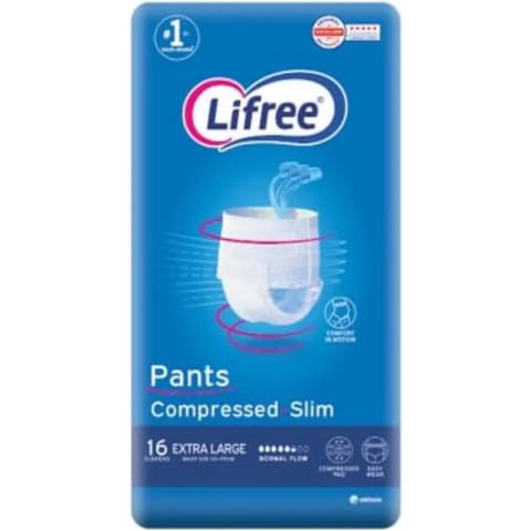 Adult Diaper Culotte Xl 3 Cups - 16 Pcs