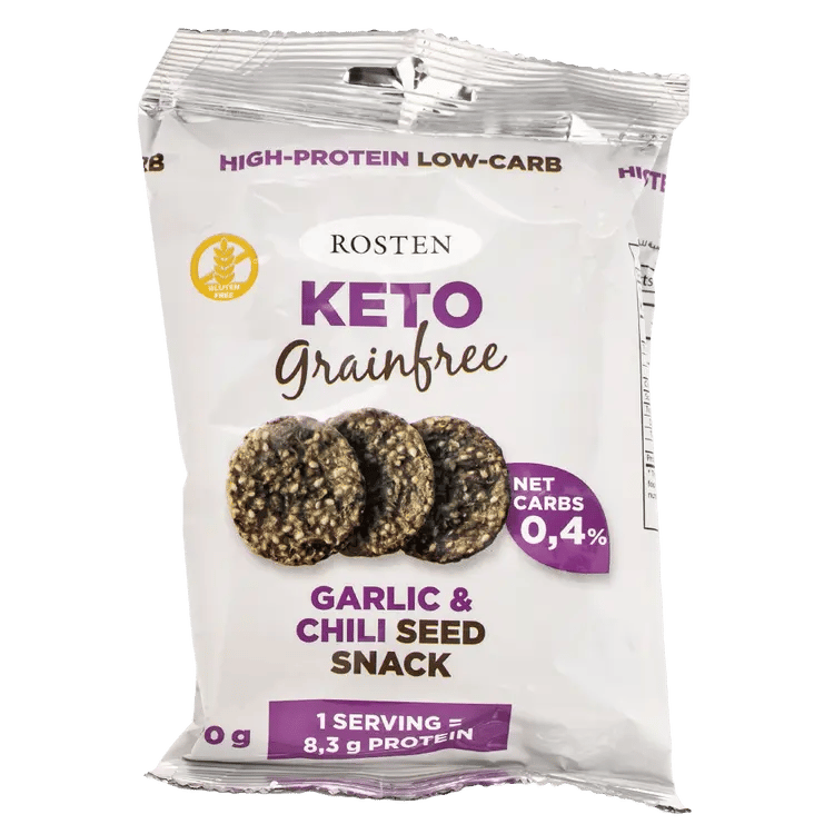 Rosten Keto Protien Crackers Garlic 70G