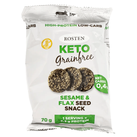 Rosten Keto Crackers With Sesame 70G