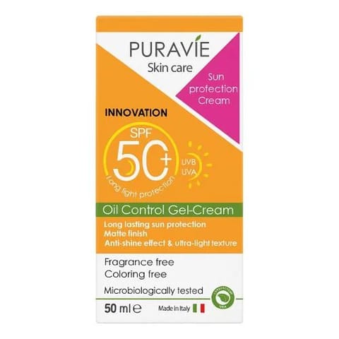 Puravie Sunscreen Oily Skin 50 Ml