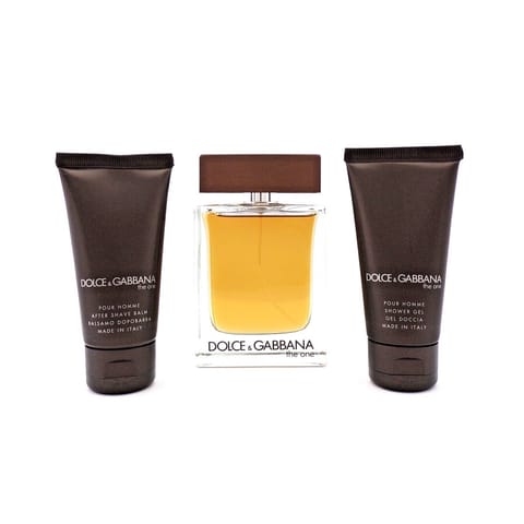 دولتشي آند غابانا ذا ون بور أوم مجموعة 100مل + بلسم بعد الحلاقة 50مل + شاور جل 50مل