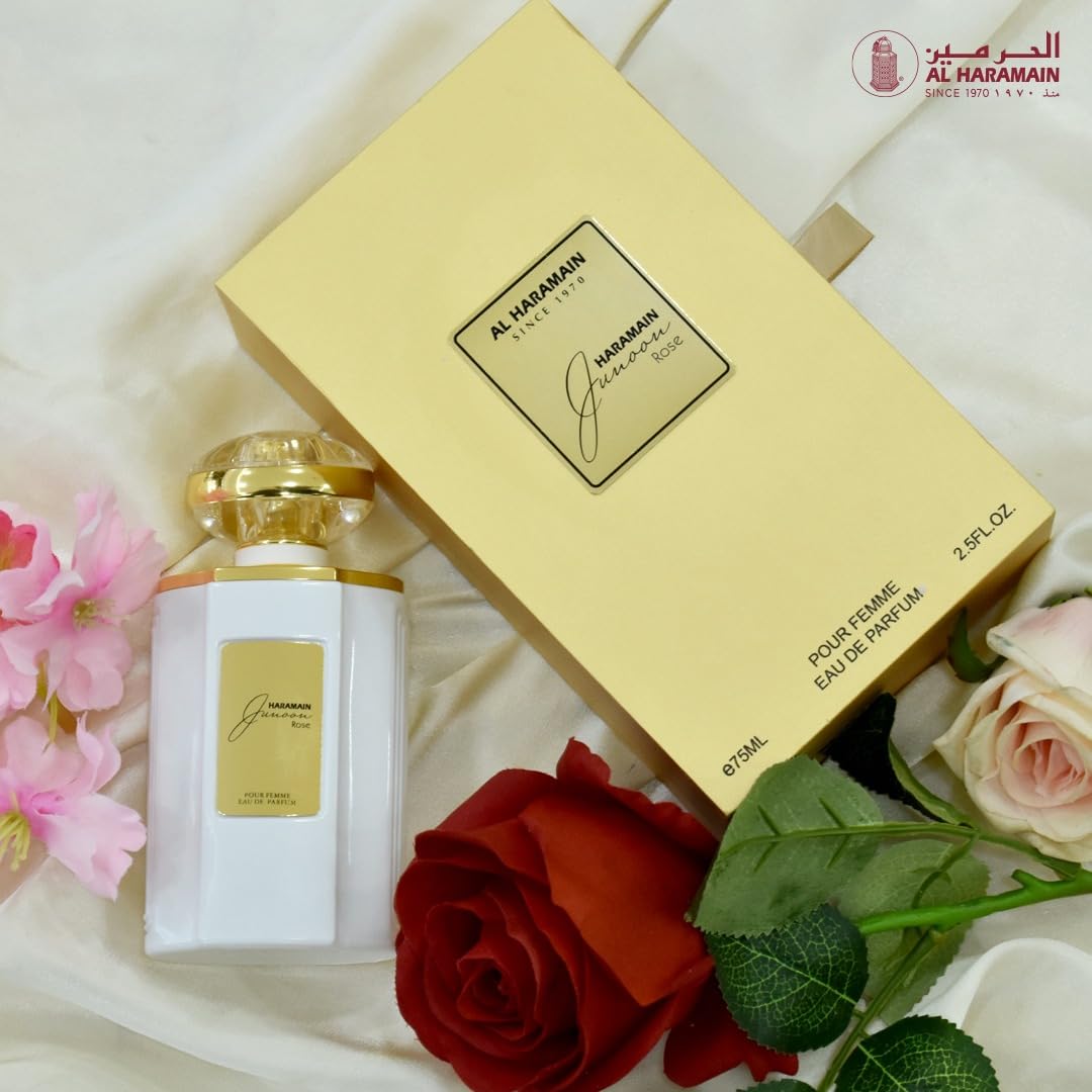 Al Haramain Junoon Rose Pour Femme For Women Eau De Parfum 75ml