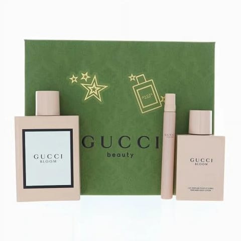 Gucci Bloom For Women Set Eau De Parfum 100ml ‚ Eau De Parfum 10ml ‚ Prfm Body Lotion 100ml