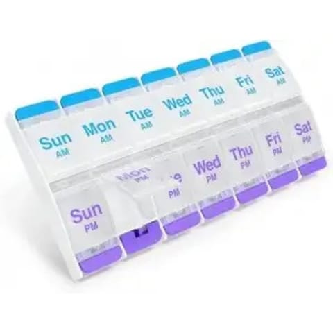 Retaj Weekly Am-Pm PB Pill Planner Xl