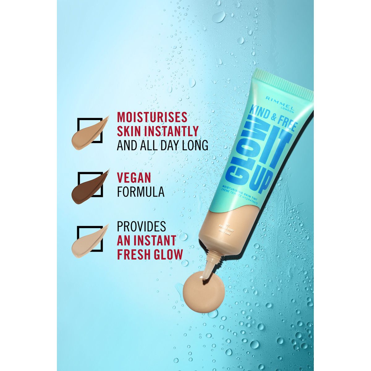 ريميل جلو إت أب كريم اساس تينت سكن - 082