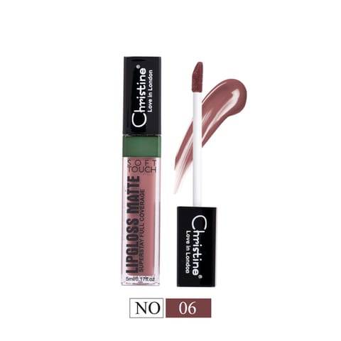 Christine Matte Liquid Lipstick No 06