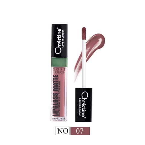 Christine Matte Liquid Lipstick No 07