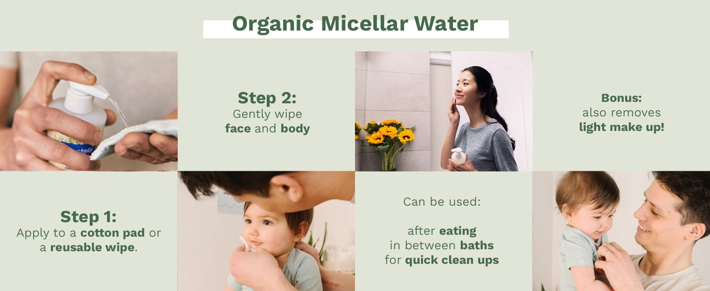Mustela Organic Micellar water 400ML