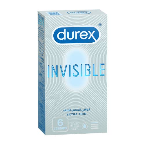 Durex Invisible 6 Pcs Condoms