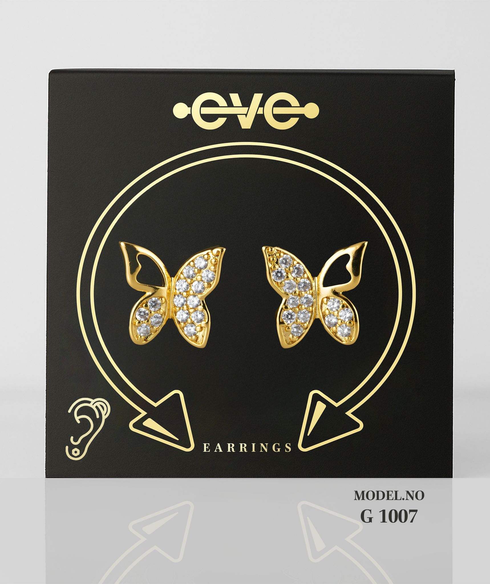 EVE Earrings Gold - G 1007 Ear Ring