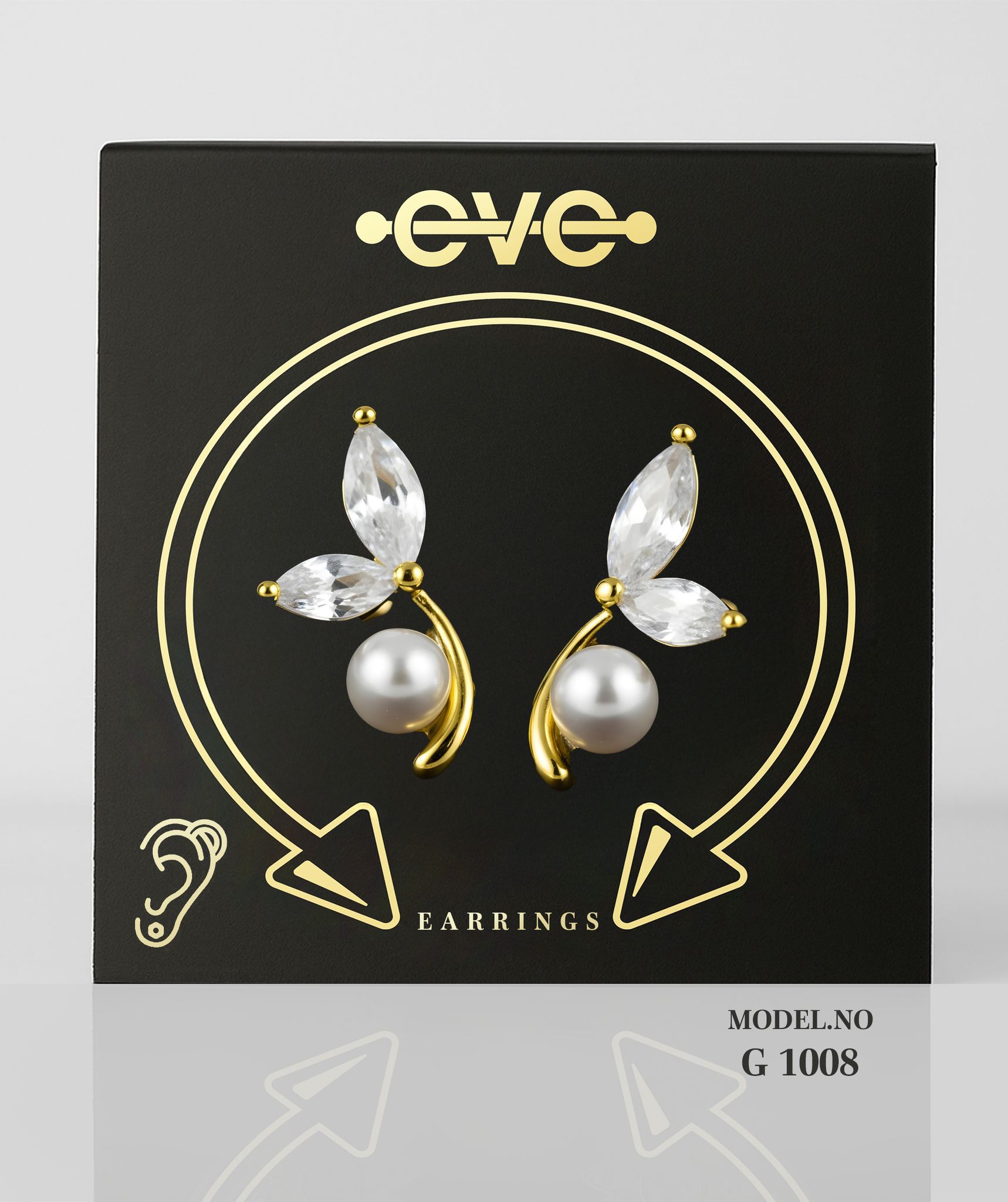 EVE Earrings Gold - G 1008 Ear Ring
