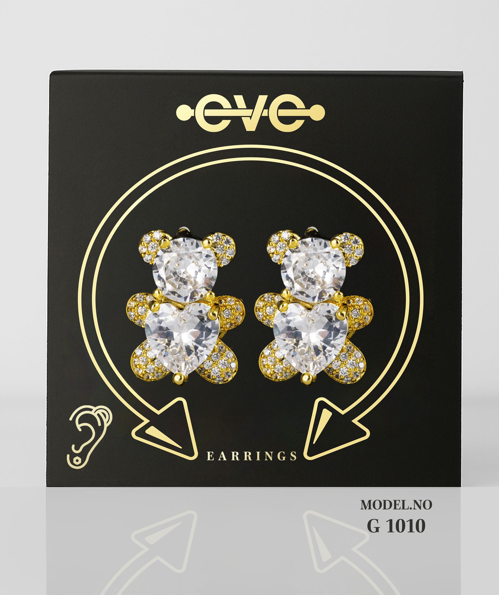 EVE Earrings Gold - G 1010 Ear Ring