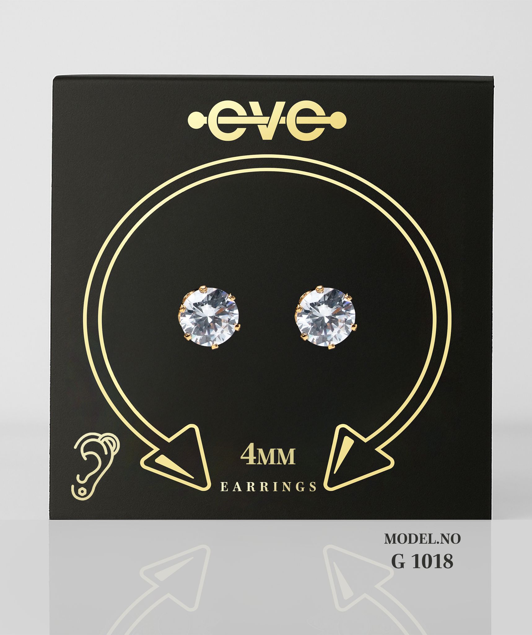 EVE Earrings Gold - G 1018 Ear Ring