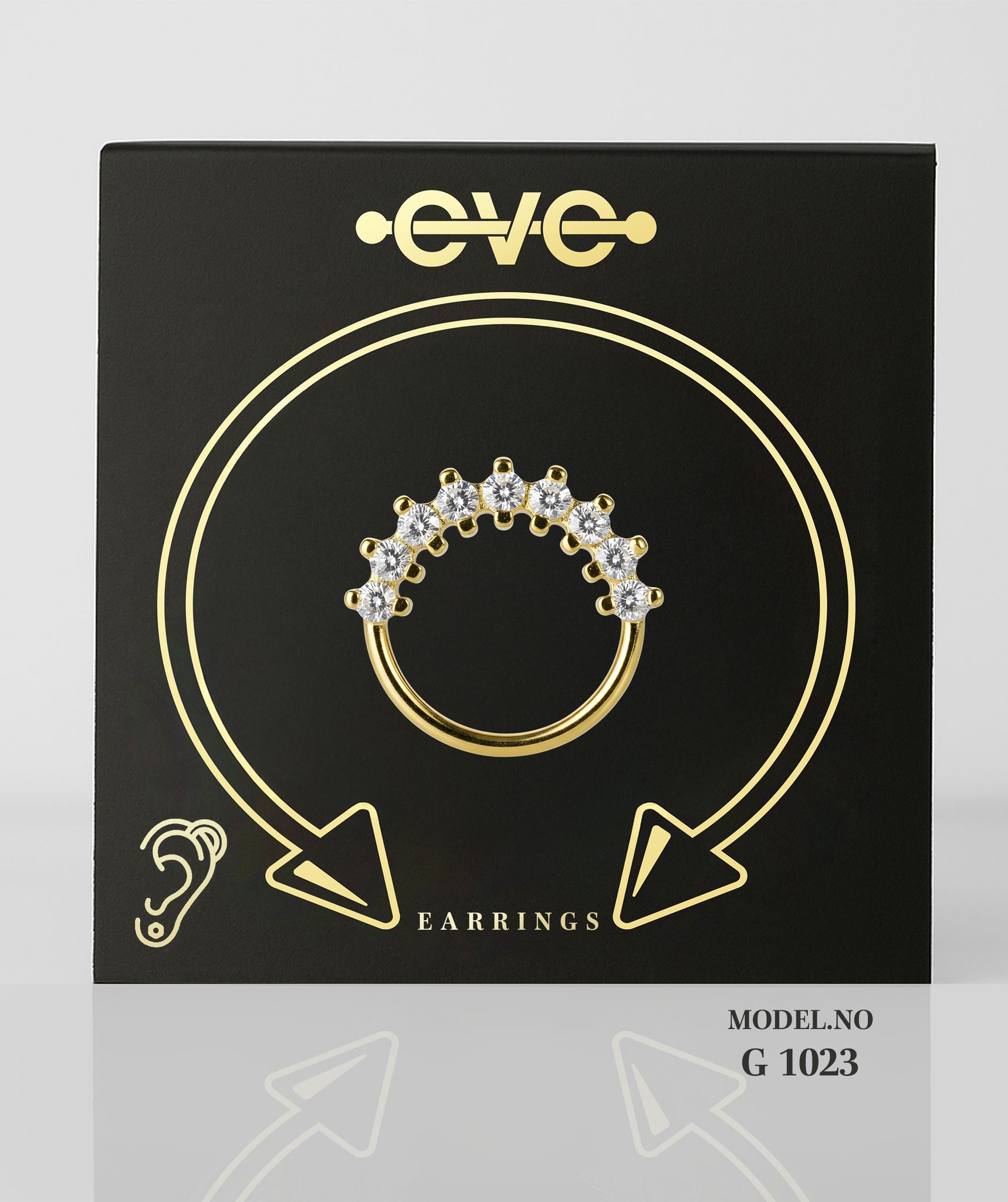 EVE Earrings Gold - G 1023 Ear Ring
