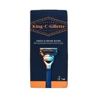 GILLETTE KING C MOD S&E RAZ BLUE CHR1UP