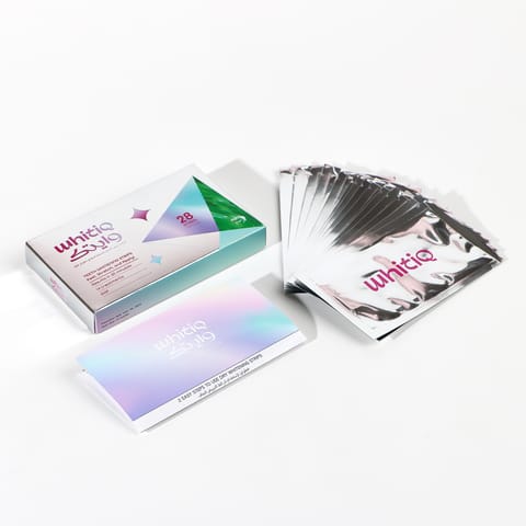 اورال بي لصقات تبييض الاسنان 28 لصقة