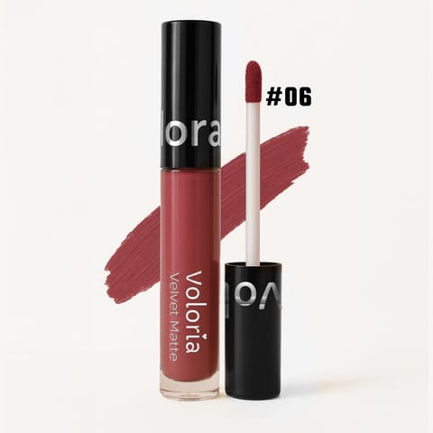 Voloria Velvet Matte Lipstick - 06