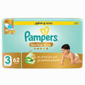 Pampers Ultimate Comfort Taped Diapers, Size 3 (6-10Kg) 62Pc