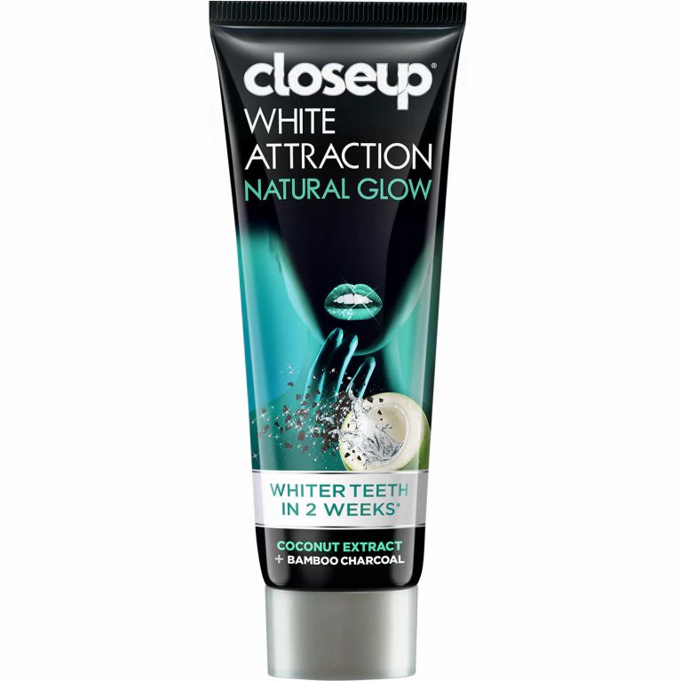 White Attraction Toothpaste Coconut Extract + Bamboo Charcoal 75Ml