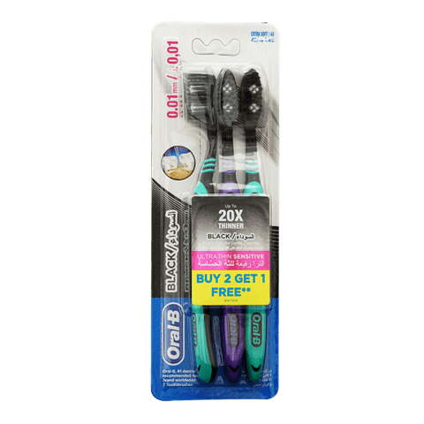 Slim Soft Charcoal Toothbrush 1+1 Free